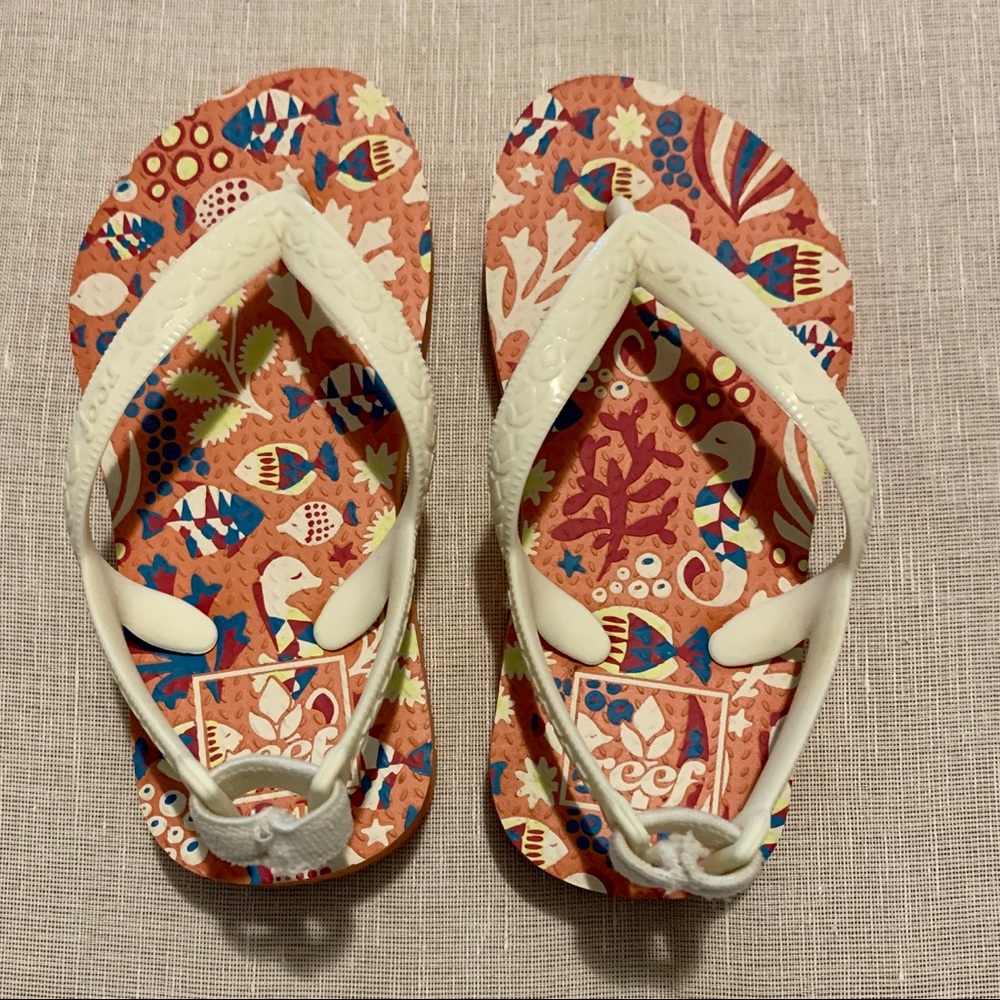 REEF Baby/Toddler Girls' Sandals Size 3/4